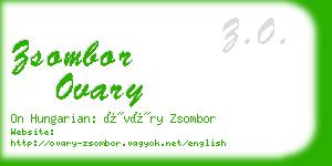 zsombor ovary business card